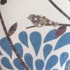 Metal Oval Frame Stool with Birds