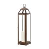 Speckled Copper Candle Lantern - 22 inches