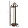 Speckled Copper Candle Lantern - 22 inches