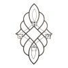 Iron Wall Sconce with Four Glass Candle Cups