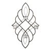 Iron Wall Sconce with Four Glass Candle Cups