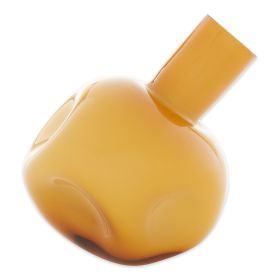 Abstract Glass Vase - Yellow