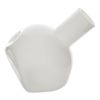 Abstract Glass Vase - White