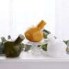 Abstract Glass Vase - White