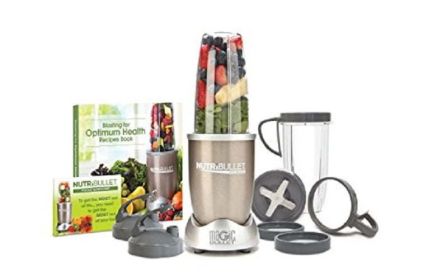 NB9-1301 Pro Deluxe Edition 900-Watt Smoothie Juice Blender with Recipe Book