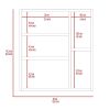 Oman Medicine Cabinet; Three Internal Shelves; Single Door; Two External Shelves -Light Gray