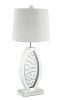 ACME Nysa Table Lamp in Mirrored & Faux Crystals 40215
