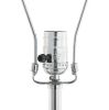 ACME Nysa Table Lamp in Mirrored & Faux Crystals 40215