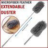 Microfiber Dusting Duster Feather Brush Household Extendable Cleaning Dust Tool