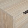 WOOD FILE CABINET WITH 2 DRAWERS VERTICAL FILLING CABINET FOR LETTER