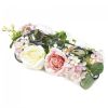Blooming Faux Floral Candle Holder Centerpiece