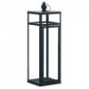 Black Geometric Lantern - 22.5 inches