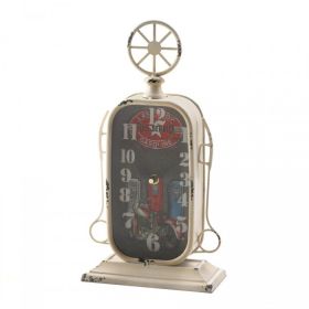 Vintage-Look Desk Clock - Gas Pump