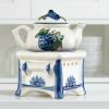 Country Teapot and Stove Oil Warmer
