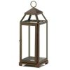 Speckled Copper Candle Lantern - 16 inches