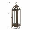 Speckled Copper Candle Lantern - 13 inches
