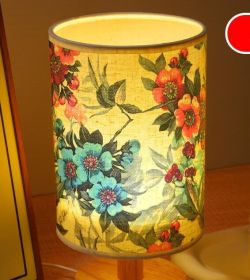 Table Lamp DIY Material Package Handmade Team Building Activity (Option: Hibiscus flowers-USB)