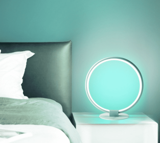 Retro Creative Bedroom Bedside Table Lamp (Option: White-Warm light-UK)