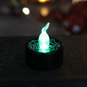 Electric Candle Lamp Decoration Portable (Option: Black Spider Candle)