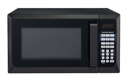 Stainless Steel 0.9 Cu. Ft. Black Microwave Oven (actual_color: red stainless steel)
