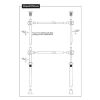 Adjustable Clothing Rack;  Double Rod Clothing Rack;  2 Tier Clothes Rack;  Adjustable Hanger for Hanging Clothes;  Closet Rack;  Freestanding; Black
