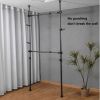 Adjustable Clothing Rack;  Double Rod Clothing Rack;  2 Tier Clothes Rack;  Adjustable Hanger for Hanging Clothes;  Closet Rack;  Freestanding; Black