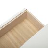 One Set of Nightstand with One Drawer, Bedside Table with Pine Legs, Convenient Cabinet, Indoors, Gray XH